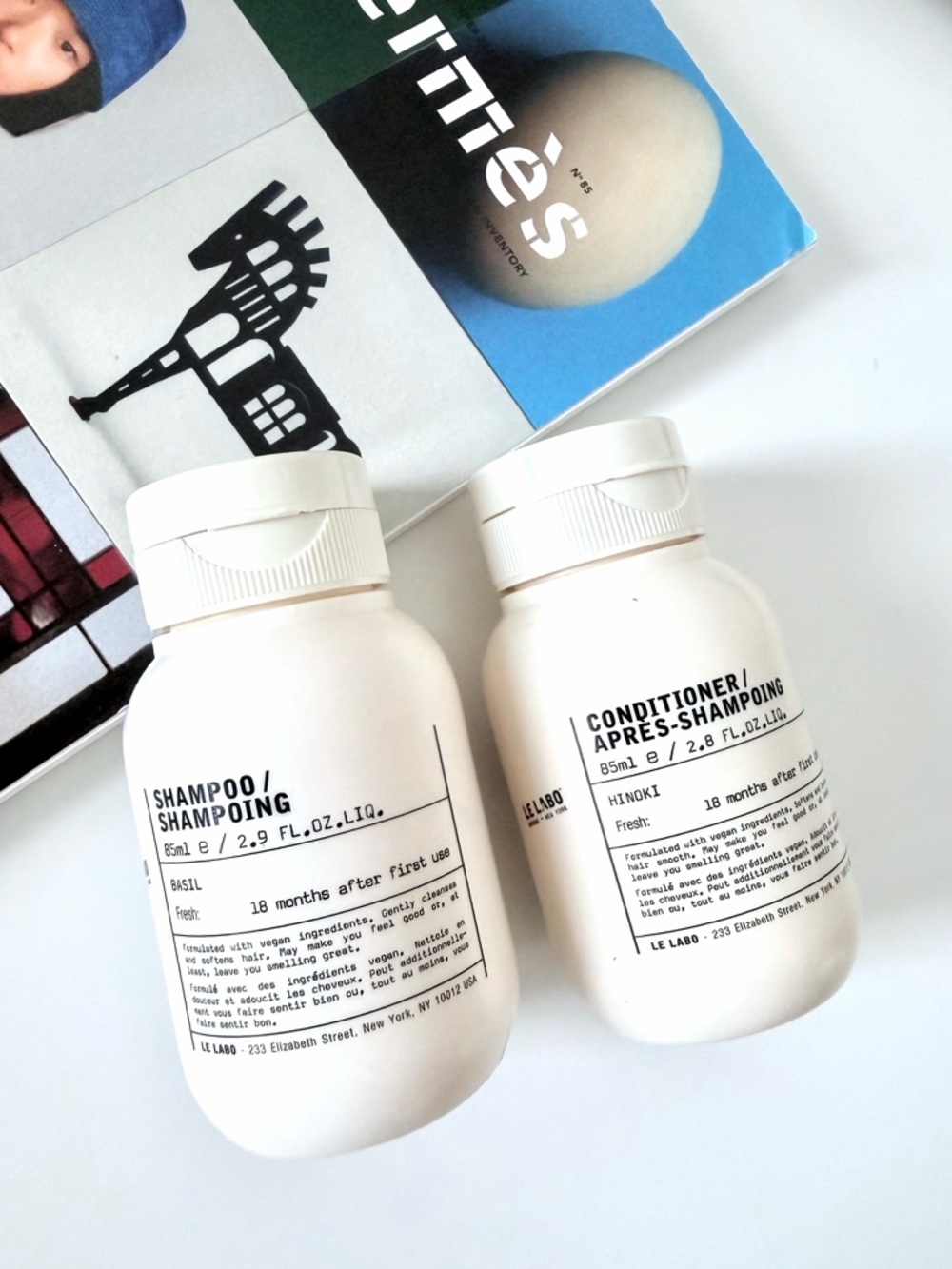 Le Labo Basil Shampoo & Conditioner 85ml each